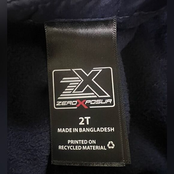 4/$25 Zeroxposur navy blue bib snow bibs size 2t new - Picture 5 of 6